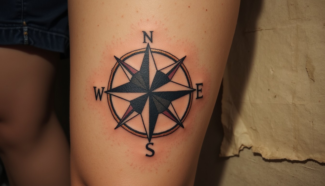Nautical Compass Ink Free Nautical Compass Tattoo Photo - Compass, Tattoo, Nautical ...