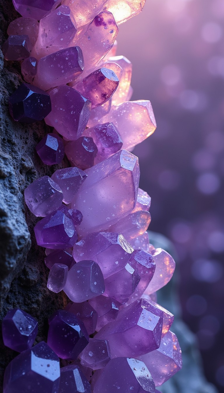 Free Purple Crystal Cascade Image - Amethyst, Crystal, Purple ...