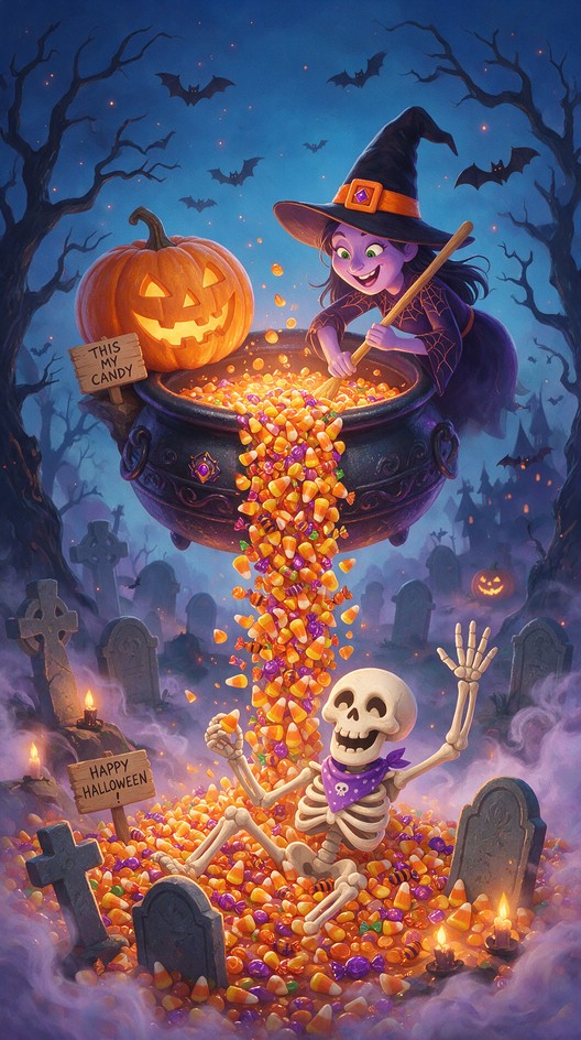 Download Candy Corn Cauldron Stock Images for Free | StockCake
