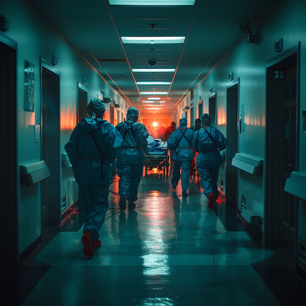 Free Emergency Hallway Rush Image - Hospital, Urgency, Healthcare ...