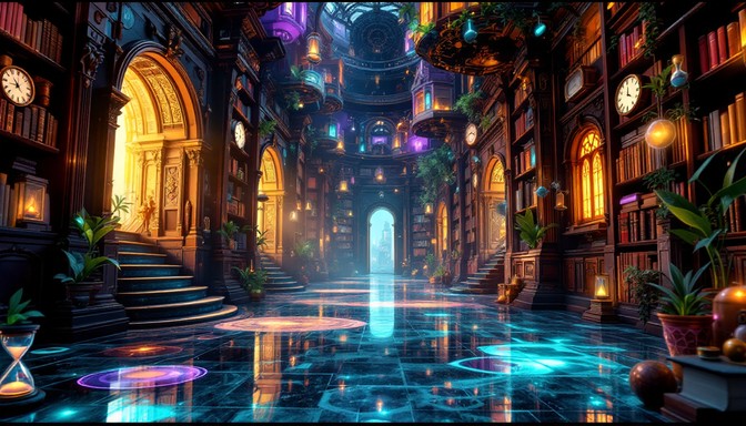 Free Impossible Library Nexus Image | Download at StockCake