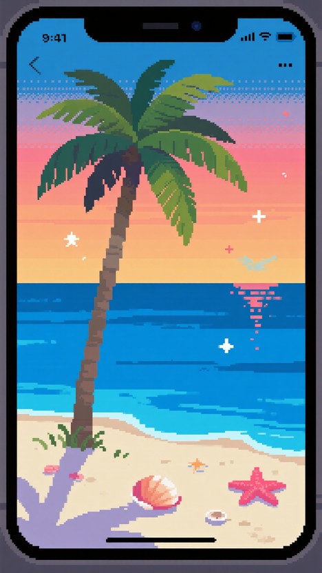 Free Pixel Paradise Sunset Image - Sunset, Beach, Ocean | Download at ...