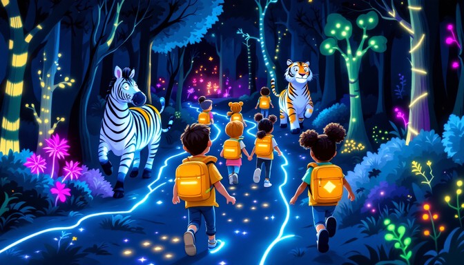 Free Magical Nighttime Adventure Image - Children, Adventure, Nighttime ...