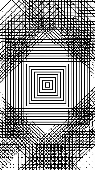 Single Pixel Line Scale Pattern Free Geometric Pattern Illusion Image - Geometric, Pattern, Monochrome ...