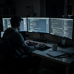 Free Late Night Programming Image - Programming, Coding, Developer ...