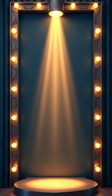 Free Golden Spotlight Marquee Image | Download at StockCake