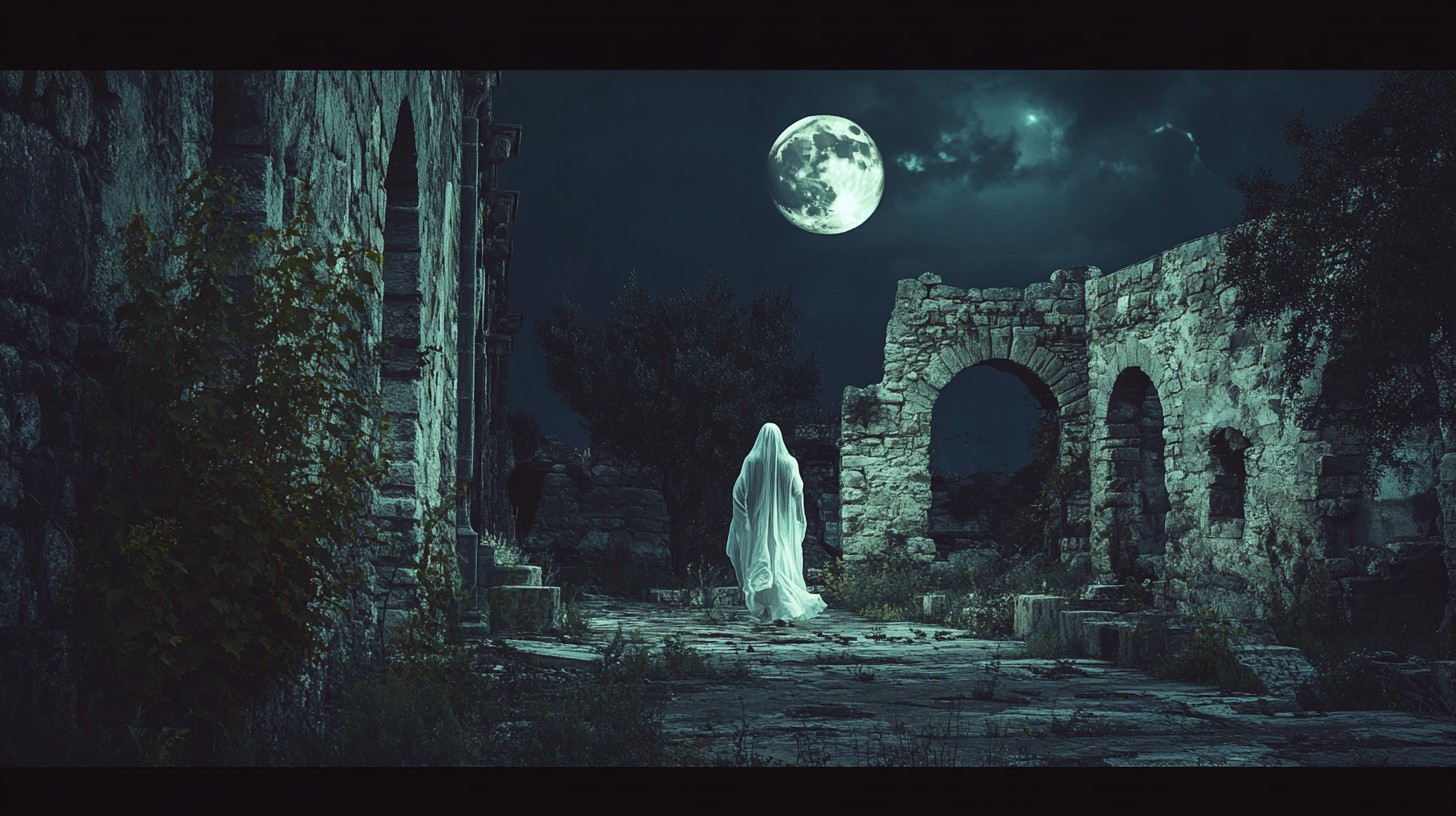 Free Moonlit Ghostly Ruins Image - Moon, Ghost, Ruins | Download at ...
