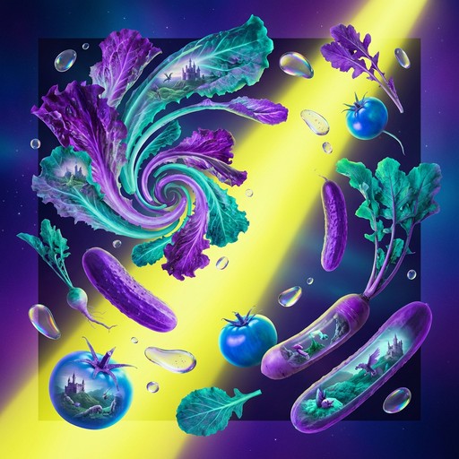 Free Cosmic Vegetable Ascension Image - Vegetables, Cosmic, Ethereal ...
