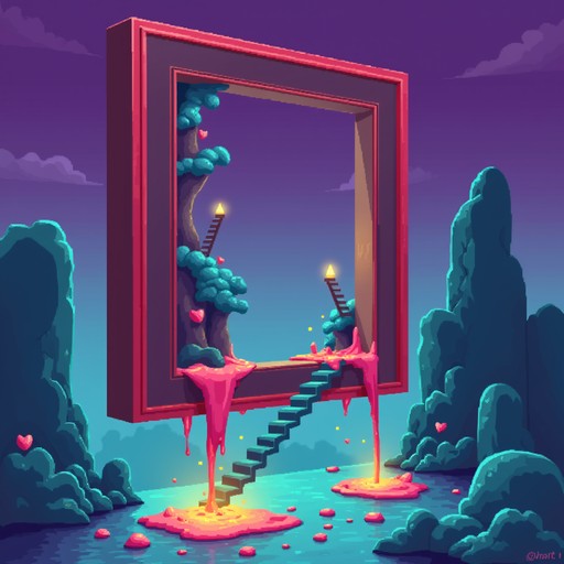 Free Cosmic Pixel Paradox Image - Pixelart, Surreal, Escher | Download ...