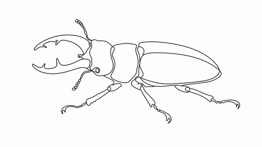 Download Stag Beetle Illustration Image - Stag, Beetle, Insect | StockCake