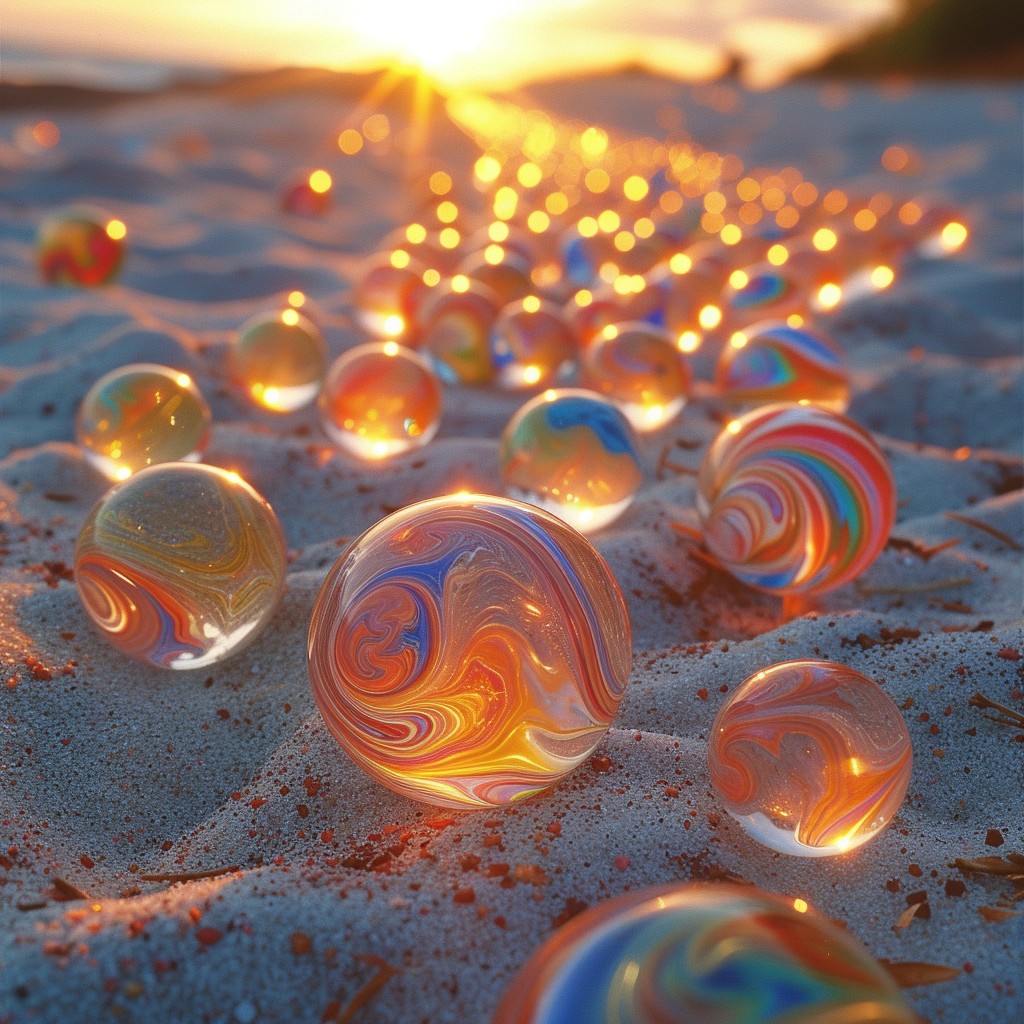 Free Sunset Marble Glow Image - Sunset, Beach, Marbles | Download at ...