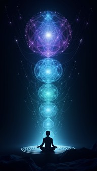 Free Cosmic Balance Meditation Image - Balance, Meditation, Holographic ...