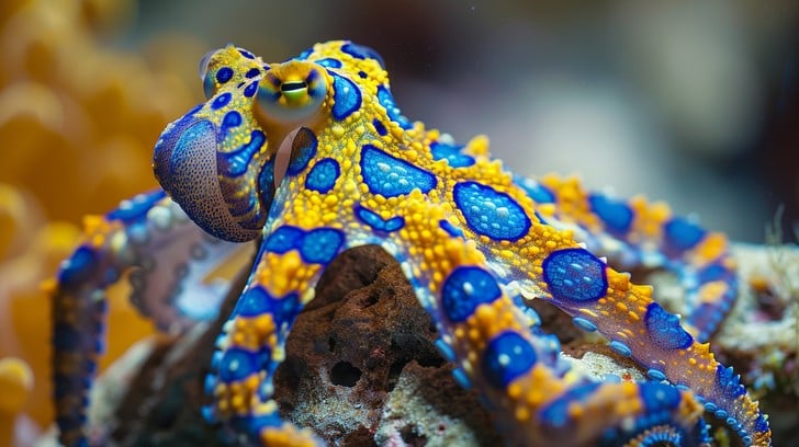 Free Vibrant Blue Octopus Image | Download at StockCake