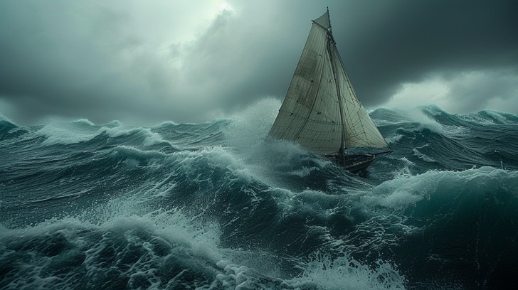 Free Stormy Sea Adventure Image - Sailboat, Storm, Sea | Download at ...