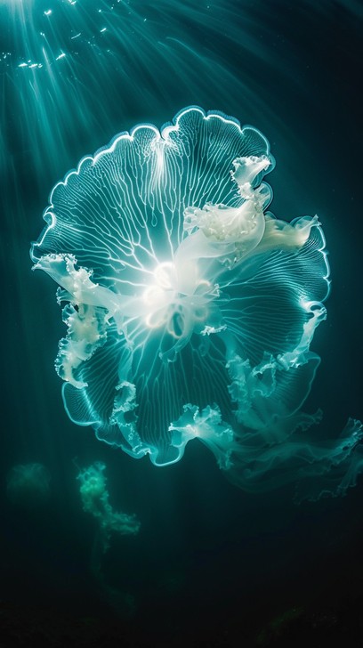Free Ethereal Jellyfish Glow Image - Ocean, Jellyfish, Underwater ...