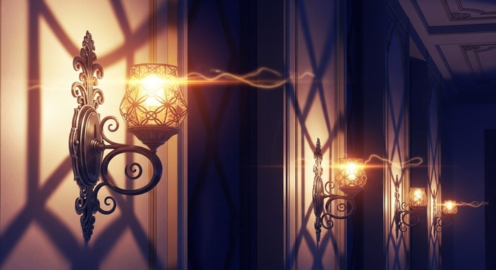 Sconce Shadow Rendering Free Luminous Gothic Sconce Image - Vintage, Sconce, Lamp | Download at ...