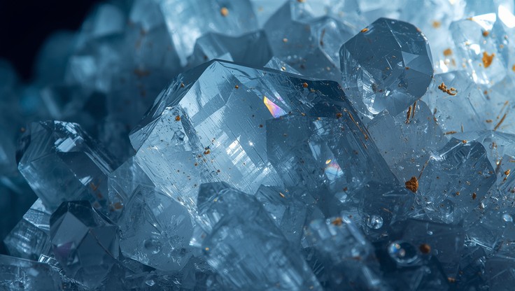 Crystal Edges Free Azure Crystal Geometry Image - Crystal, Mineral, Macro | Download ...