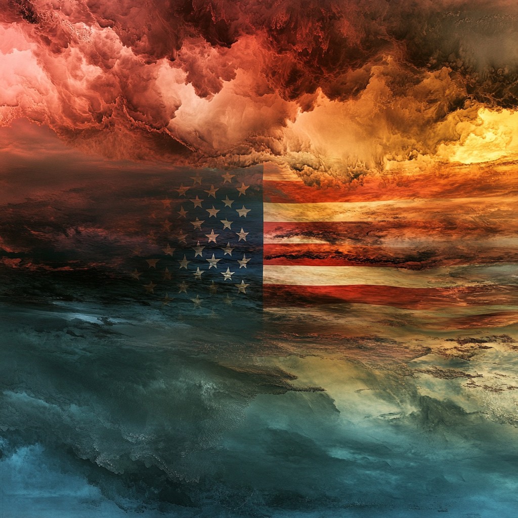 American Flag Flames Paintings American Flag Skull Flame Fire Hood