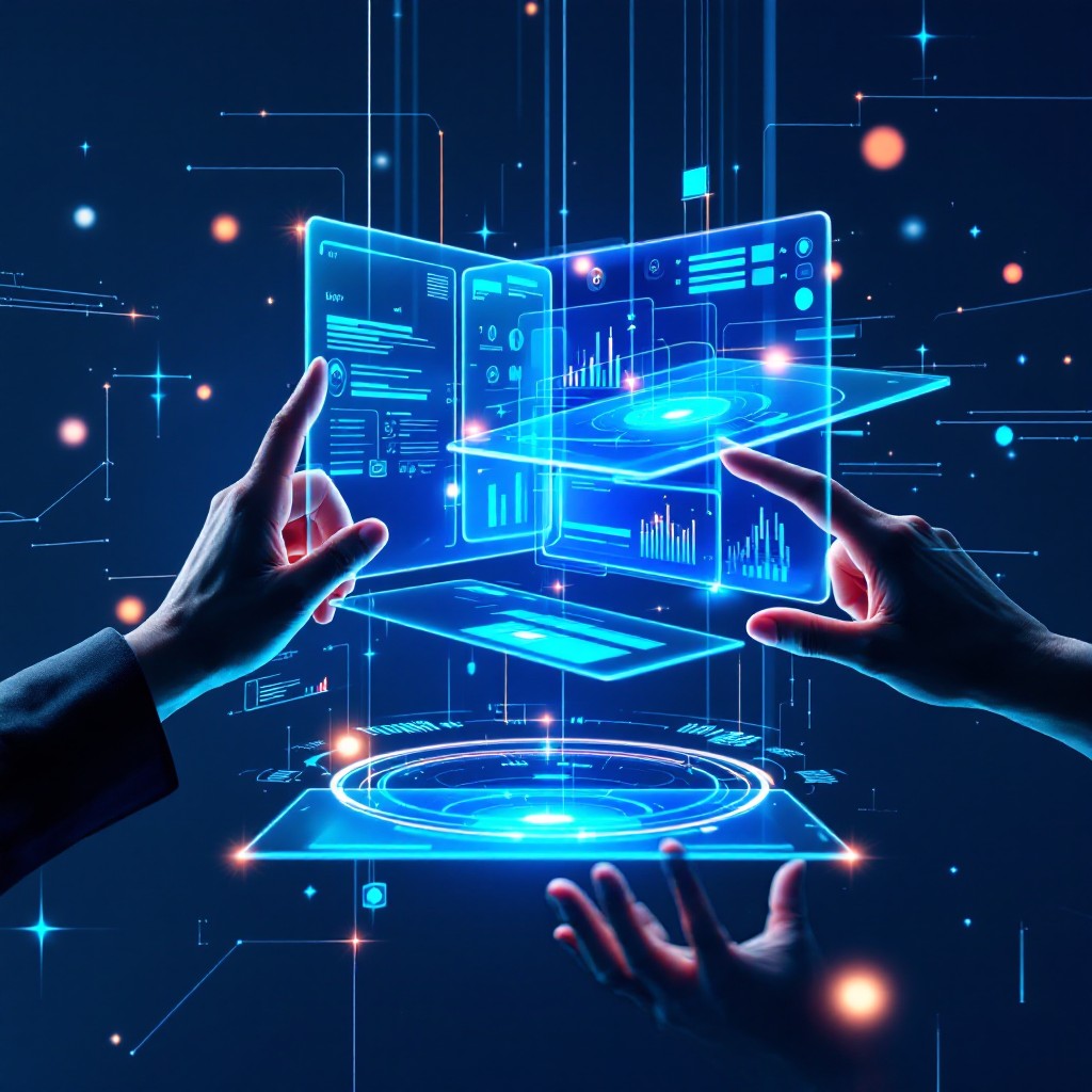 Free Holographic Future Interface Image - Holographic, Futuristic ...