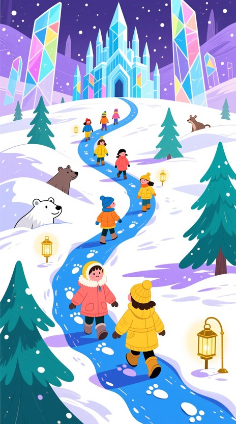 Free Magical Winter Journey Image - Children, Winter, Adventure ...