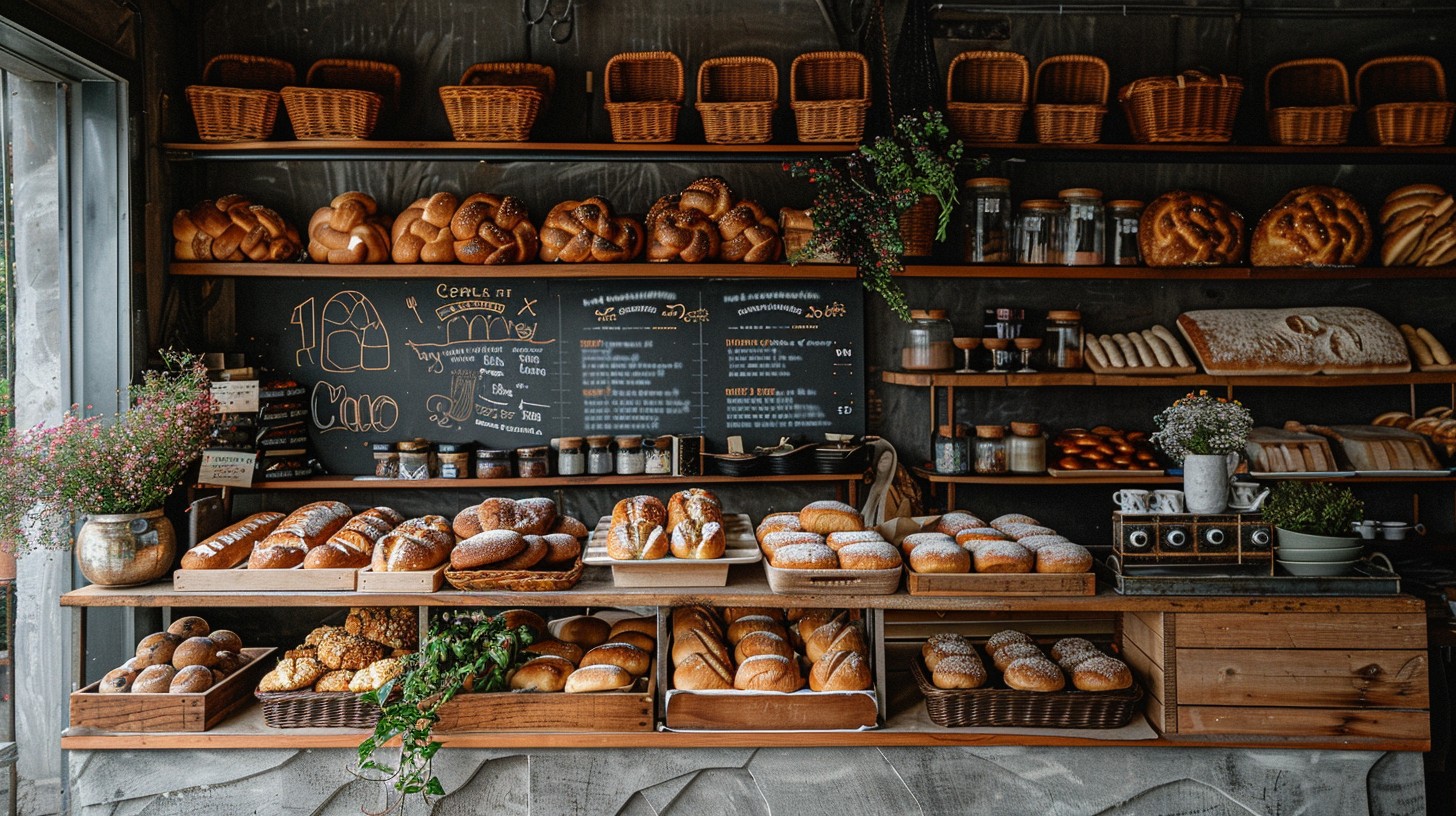 Quick Bread Display Free Artisan Bread Display Image - Bakery, Bread, Pastries | Download ...