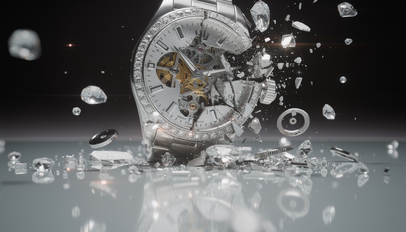 Shattered Time Free Shattered Time Piece Image - Watch, Explosion, Silver | Download ...