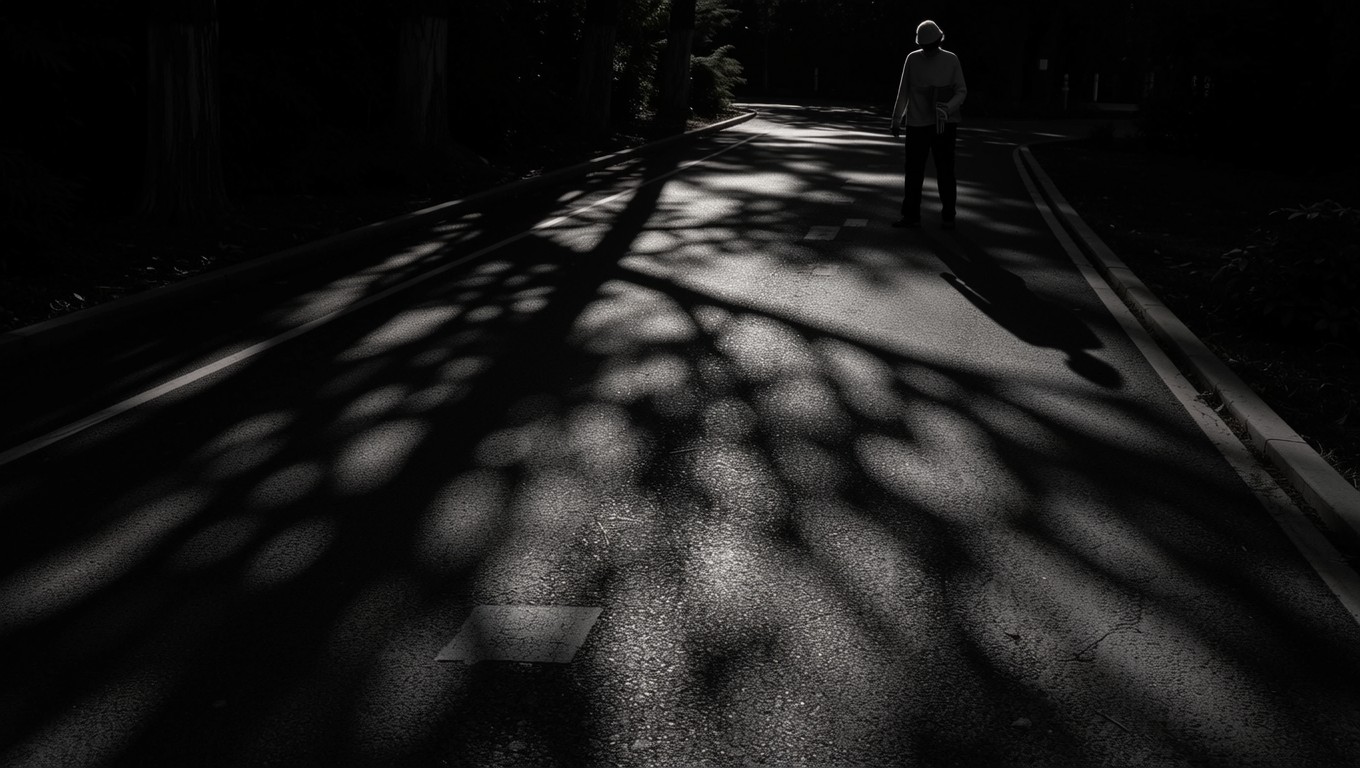 Through Shadow Free Light Through Shadows Photo - Monochrome, Silhouette, Sunlight ...