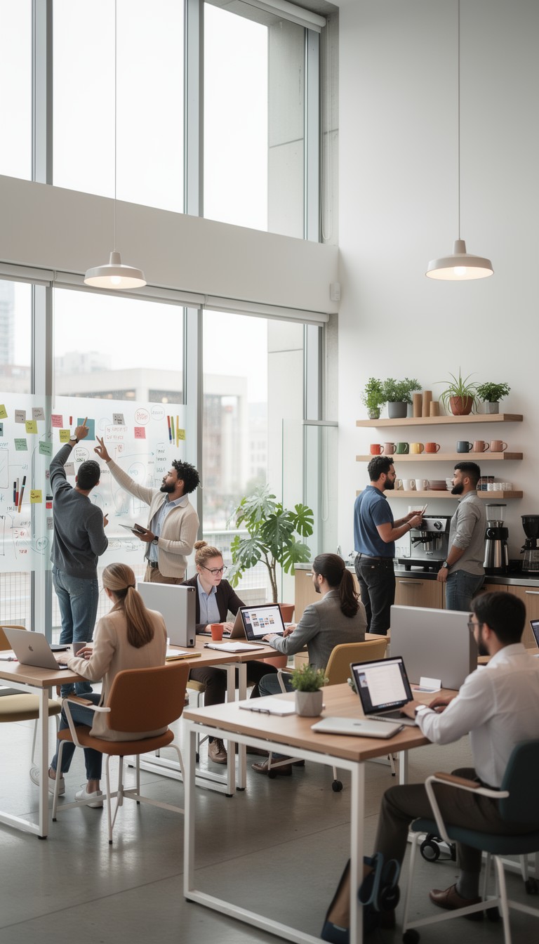 Free Modern Office Collaboration Image - Office, Workspace, Teamwork ...