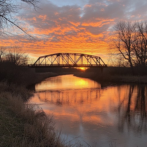 Free Sunset Bridge View Image - Sunset, Bridge, River | Download at ...