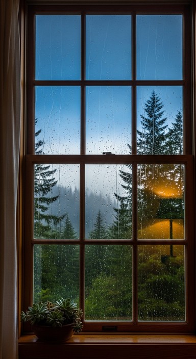 Window Look When Raining Free Rainy Window View Image - Window, Rain, Wood | Download at StockCake