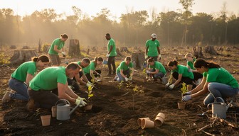 Free Planting Free Planting Hope Together Image - Reforestation, Volunteers, Planting ...