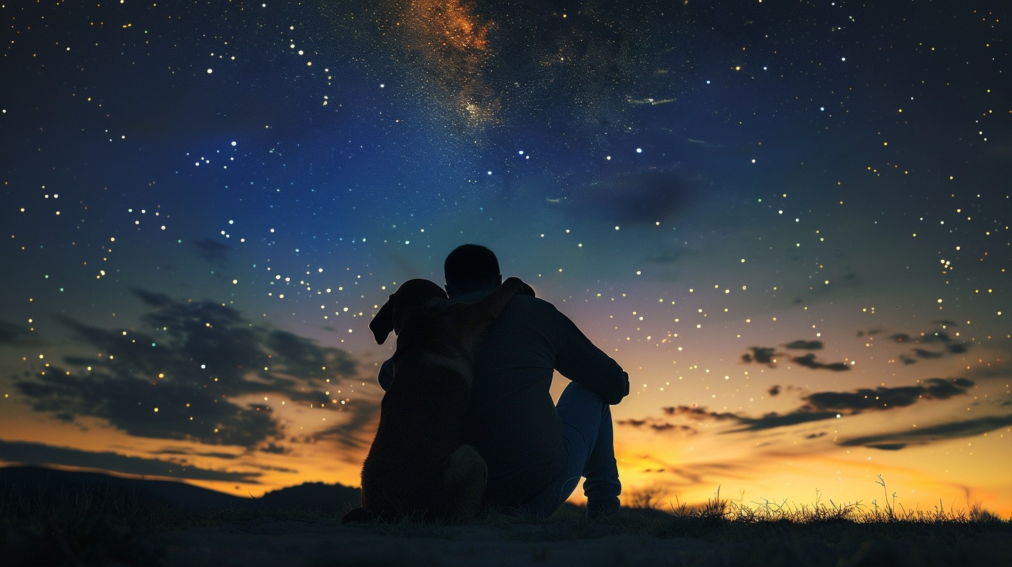 Free Stargazing Together Peacefully Image - Stars, Night, Couple ...