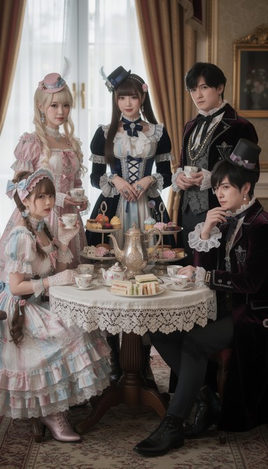 Free Gothic Tea Party Image - Gothic, Lolita, Victorian | Download at ...