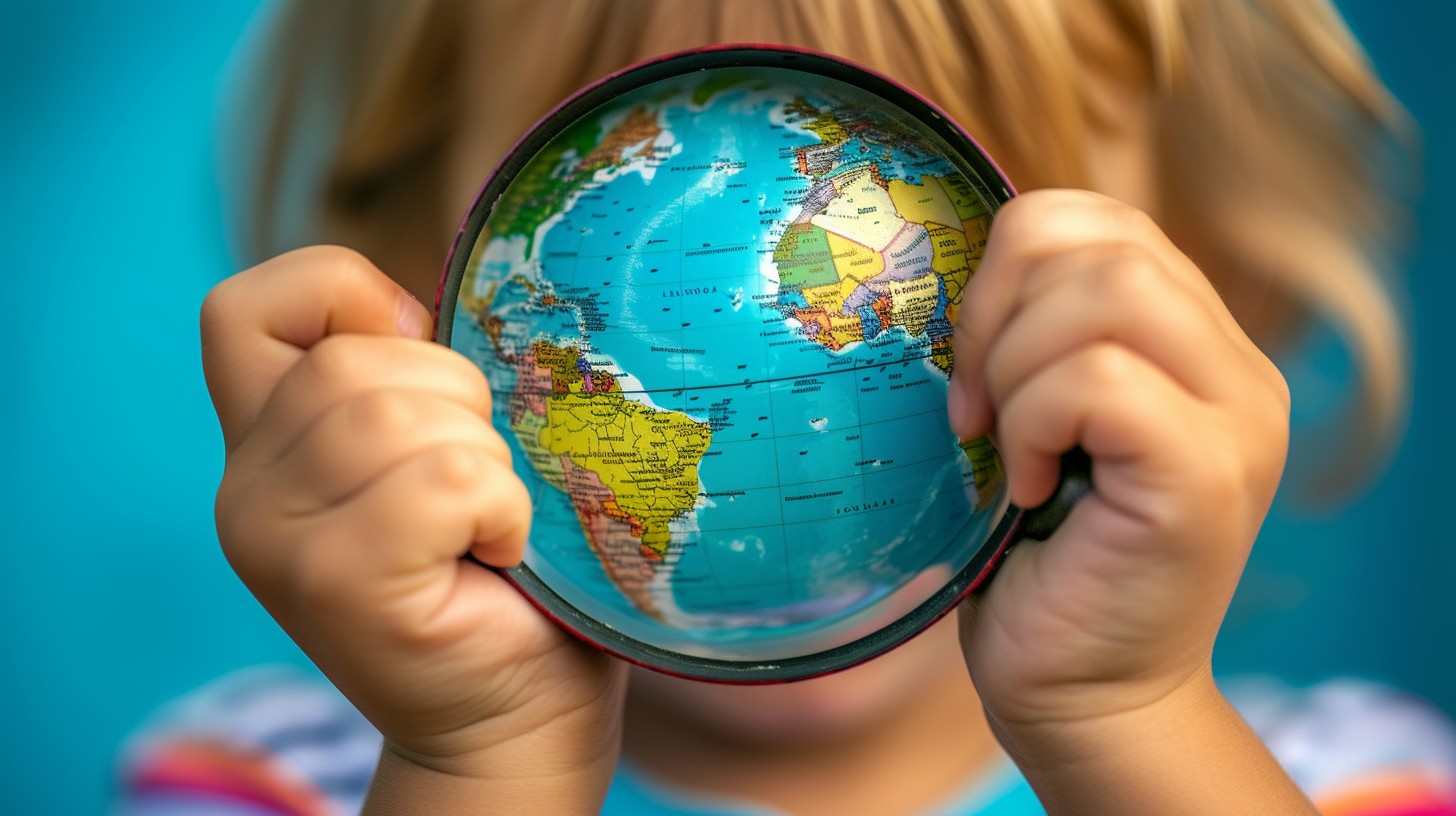 Free Exploring Global Geography Photo - Child, Globe, Magnifying ...