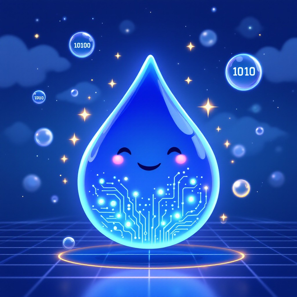 Water Feature Character Free Digital Water Character Image - Water, Droplet, Character ...
