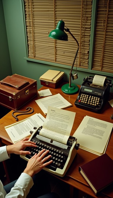 Free 1960s Office Nostalgia Image - Typewriter, Vintage, Desk ...