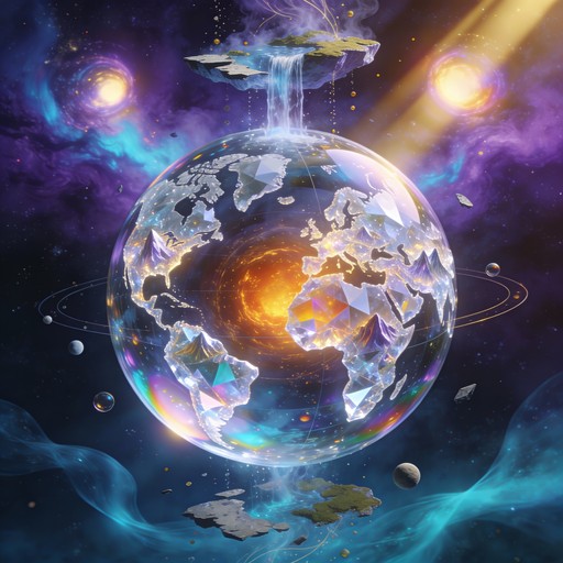 Free Crystalline Cosmic Sphere Image - Fantasy, Surreal, Cosmic ...