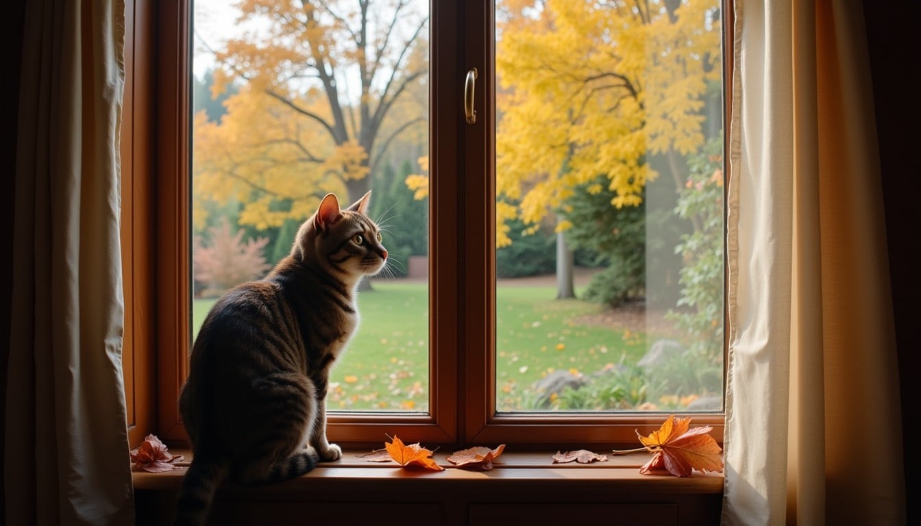 Free Autumn Window Watcher Photo - Cat, Autumn, Window | Download at ...