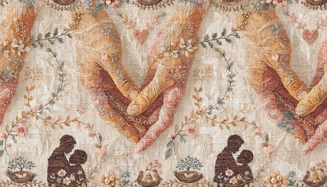 Free Interwoven Family Textures Image - Textile, Knitted, Amber ...
