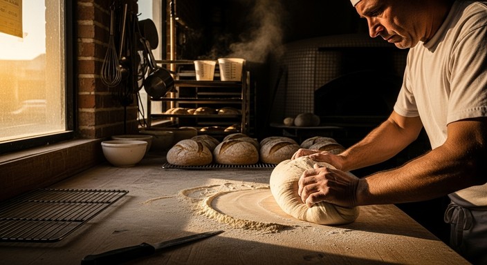 Free Artisanal bread crafting Photo - Baker, Dough, Artisanal ...