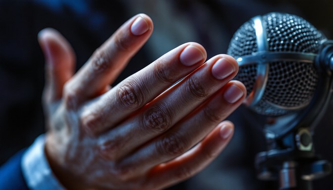 Free Speaking With Grace Image - Microphone, Gesture, Speaking ...