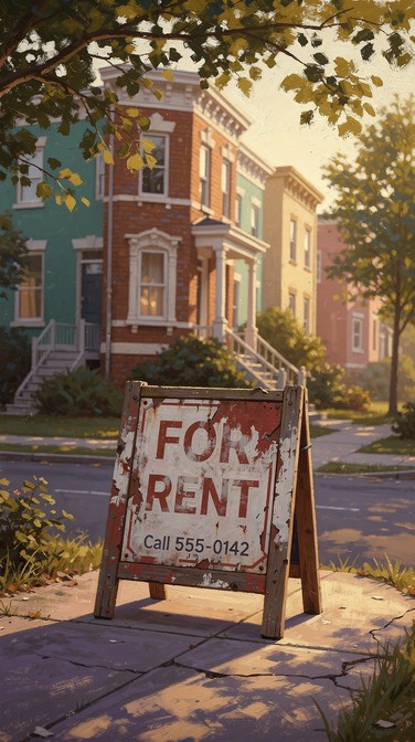 Free Rental Sign Artwork Image - Rental, Sign, Townhouse | Download at ...