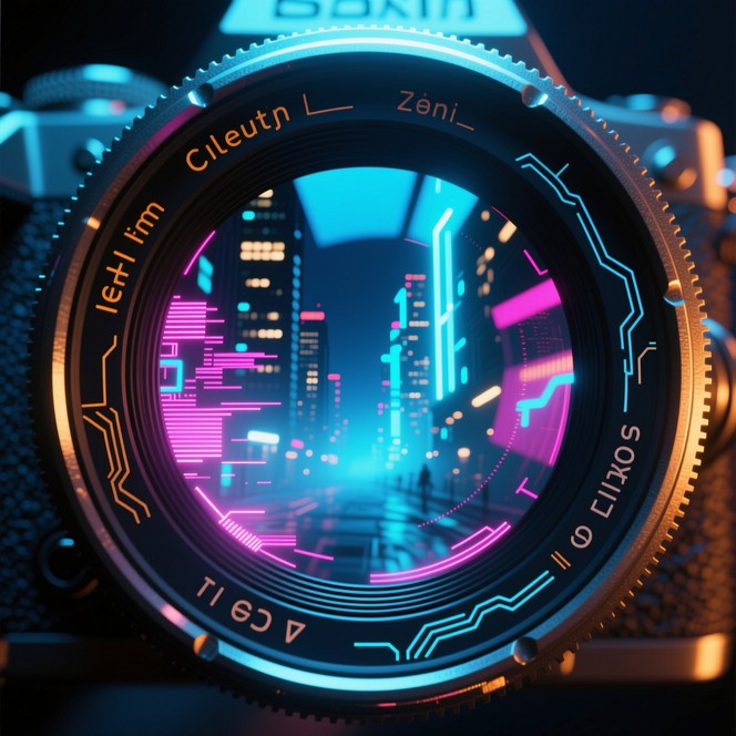 Free Lens Through Space Image - Lens, Cyberpunk, Anime | Download at ...