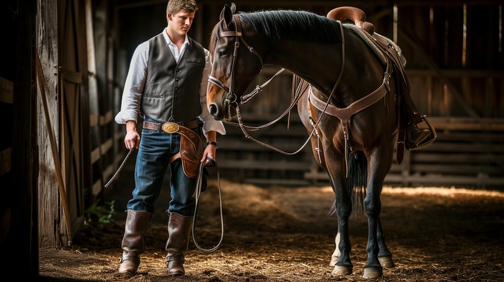 Free Man With Horse Image - Man, Horse, Stable | Download at StockCake
