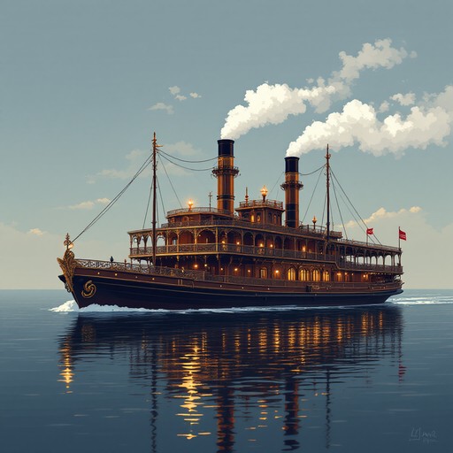 Free Majestic Victorian Steamboat Image Steamboat, Victorian, Vessel