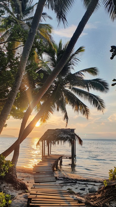 Free Sunset Beach Serenity Image - Sunset, Beach, Tropical | Download ...