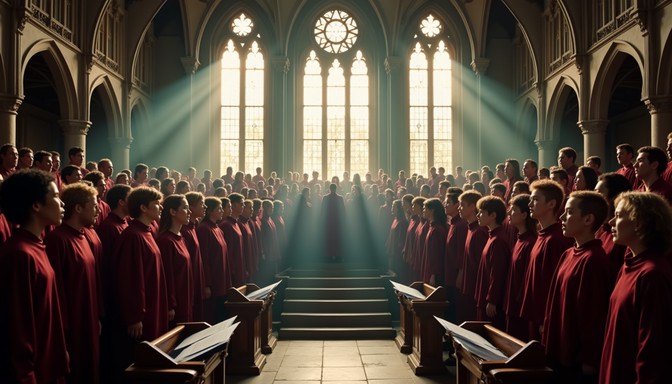 Riser Scene Free Divine Light Chorus Image - Choir, Cathedral, Gothic | Download at ...