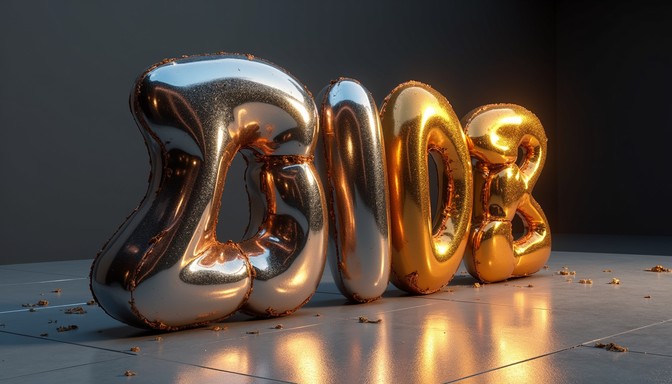 Free Metallic Dimensional Typography Image - Typography, Metallic, 3d ...
