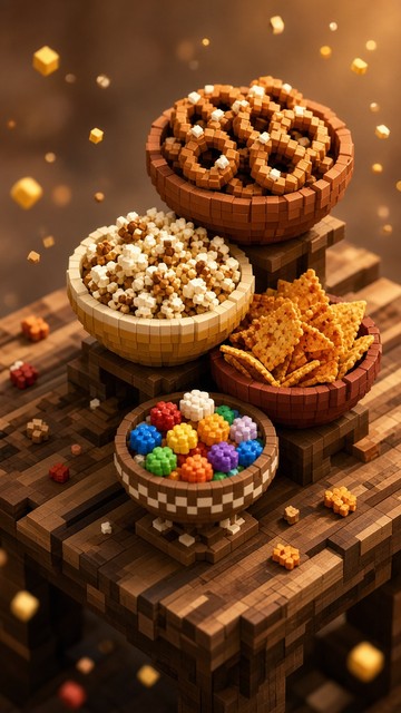 Pixel Style Table Download Pixel Art Present 3D Images for Free | StockCake