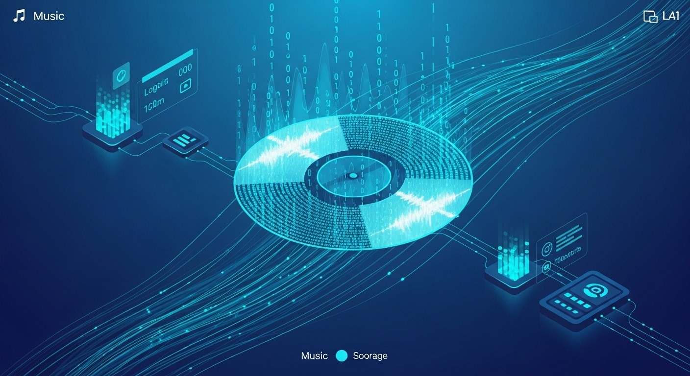 Free Digital Music Evolution Image - Digital, Music, Holographic ...